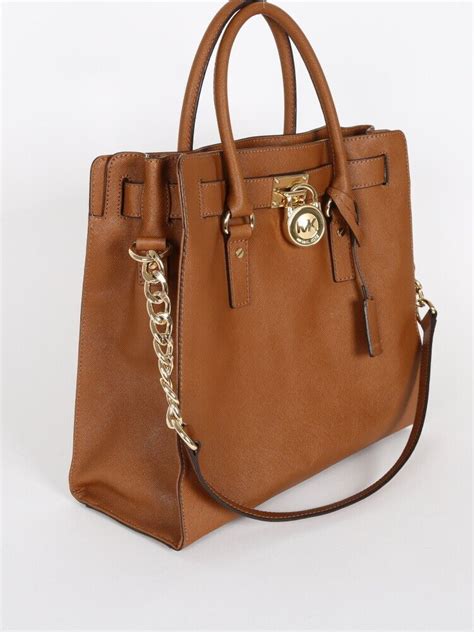 michael kors hamilton lg ns braun|michael michael kors hamilton large ns tote .